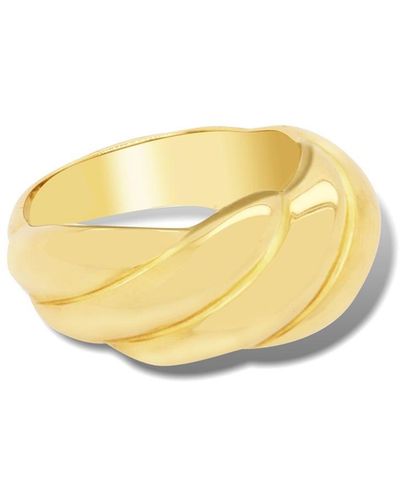 The Lovery Croissant Ring - Metallic