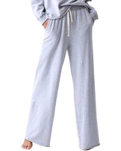 Electric and Rose Hyde Wide Leg Sweatpant - Blue