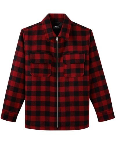 A.P.C. New Ian Jacket - Red