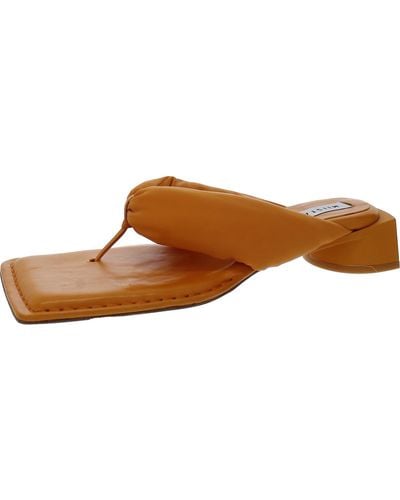 Miista Anais Square Toe Slip On Flip-flops - Brown