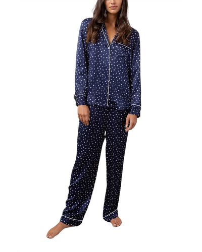 Rails Alba Silky Pajama Set - Blue