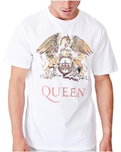 Cotton On Queen Cotton Crewneck Graphic T-shirt - White