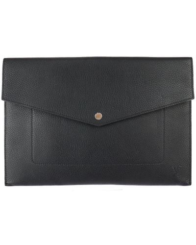 Louis Vuitton Pochette Leather Clutch Bag (pre-owned) - Black