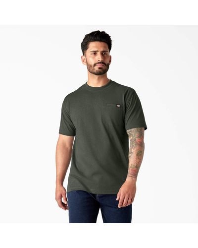 Dickies Short Sleeve Heavyweight Heathered T-shirt - Green