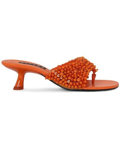 Simon Miller Thong Open Toe Sandals - Orange