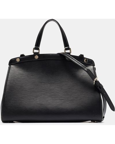 Louis Vuitton Epi Leather Brea Mm Bag - Black