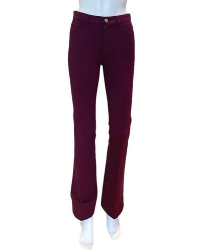 Vilagallo Knit Pants - Purple