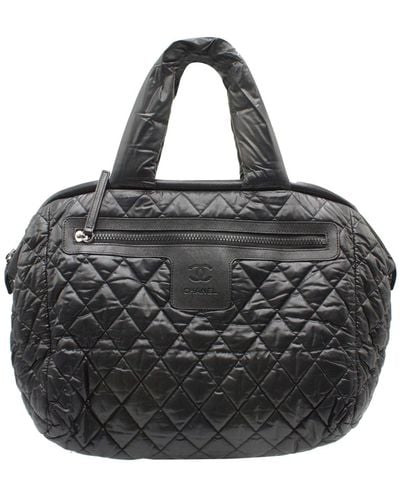Chanel Vintage Cocoon Bowling Bag - Black