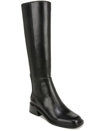Franco Sarto Giselle Leather Wide Calf Knee-high Boots - Black