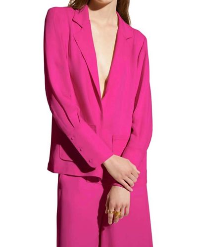 Careste Cecile Silk Jacket - Pink