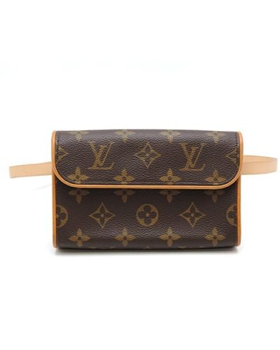 Louis Vuitton Florentine Canvas Clutch Bag (pre-owned) - Brown