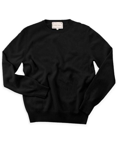 Lingua Franca Cashmere Crewneck Sweater - Black