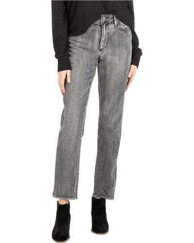 Articles of Society High Rise Ankle Jean - Gray