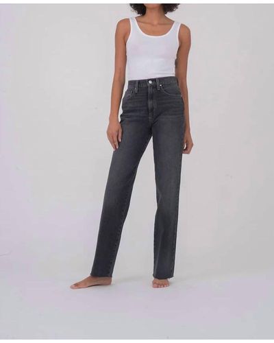 Level 99 Riley Slim Taper Jeans - Gray