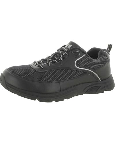 Drew Athena Leather Fitness Running Shoes - Black