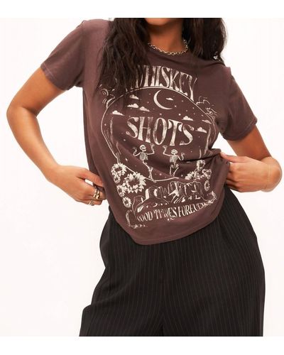 Project Social T Whiskey Shots Tee - Black