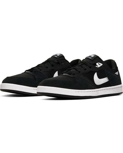 Nike Sb Alleyoop Cj0882-001 White Lace-up Sneaker Shoes Xxx583 - Black