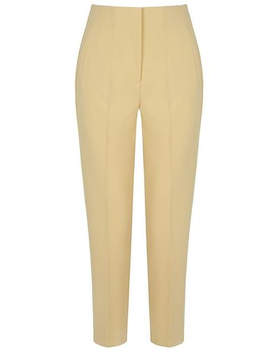 Nocturne High-waisted Tapered Pants - Natural