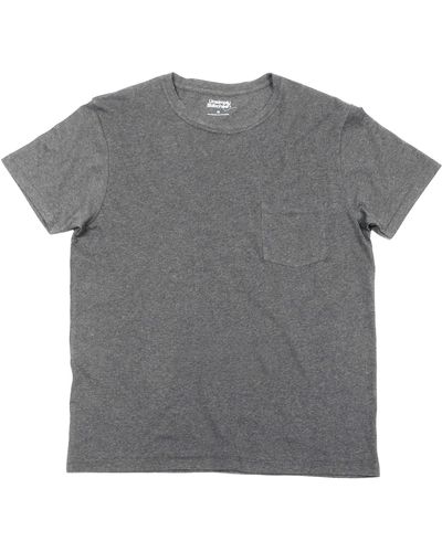 Unsimply Stitched Lounge Pocket T - Gray