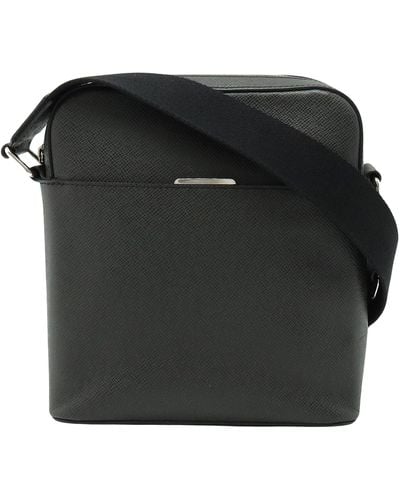 Louis Vuitton Anton Leather Shopper Bag (pre-owned) - Black