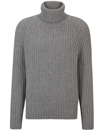 BOSS Rollneck Sweater - Gray