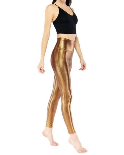 Electric Yoga Mariah Legging In Gold - Black