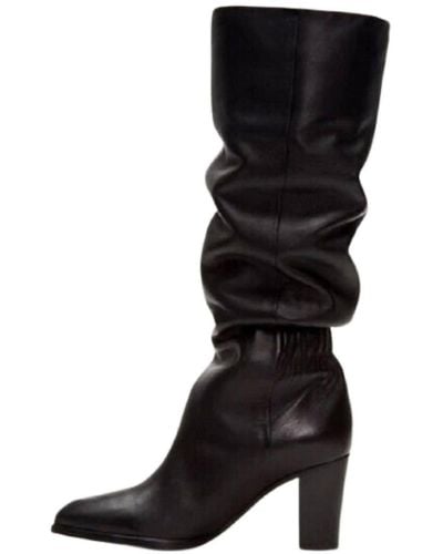 Frye June Slouch Tall Boot - Black