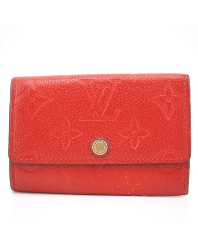 Louis Vuitton 6 Key Holder Leather Wallet (pre-owned) - Red