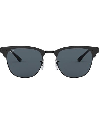 Ray-Ban 3716 Clubmaster Sunglasses - Black