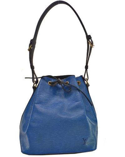 Louis Vuitton Noé Leather Shoulder Bag (pre-owned) - Blue