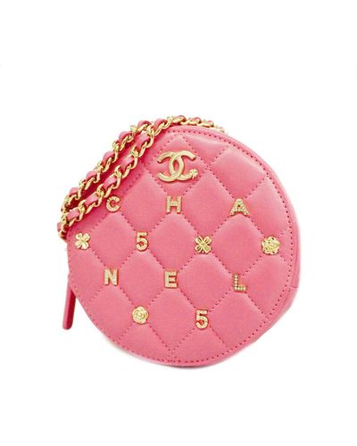 Chanel Leather Shoulder Bag (pre-owned) - Pink