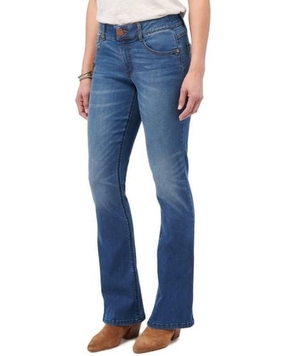Democracy Ab'solution Itty Bitty Boot Cut Jeans - Blue