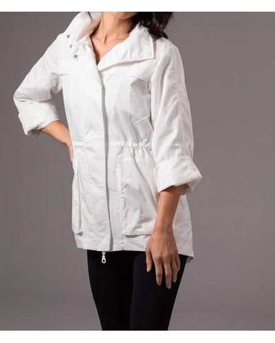 Anorak Matte Luxe Jacket - White