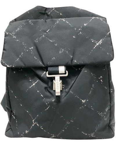 Chanel Travel Line Synthetic Backpack Bag (pre-owned) - Gray