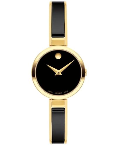 Movado Moda Black Dial Watch