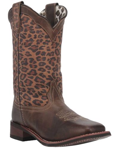 Laredo Astras Leather Western Cowboy Boot - Brown