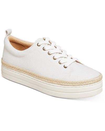 Jack Rogers Mia Platform Sneaker Canvas Lace-up Casual And Fashion Sneakers - White