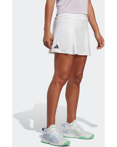 adidas Club Tennis Pleated Skirt - White