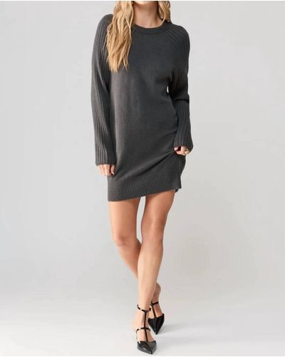 Sanctuary Clothing City Girl Sweater Dres - Black