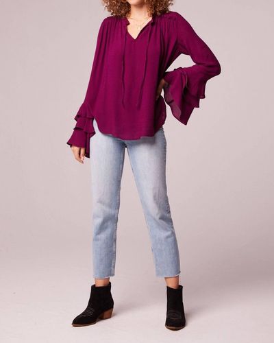 Band Of Gypsies Lecce Top - Purple