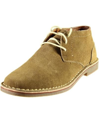 Kenneth Cole Desert Sun Suede Mid-top Chukka Boots - Natural