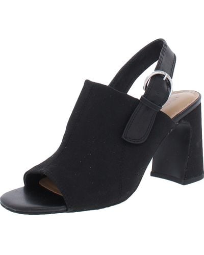 NYDJ Lyssa Dressy Slip On Slingback Sandals - Black