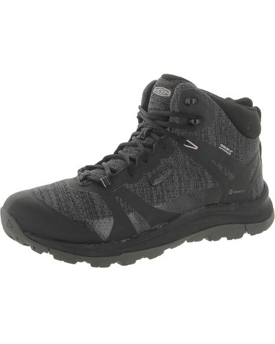 Keen Terradora Ii Mid Waterproof Hiking Athletic And Training Shoes - Black