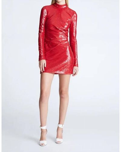 Halston Emely Dress - Red