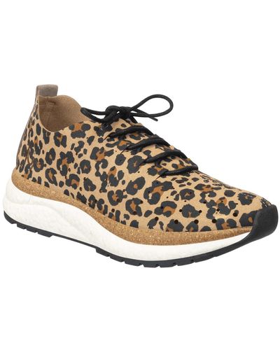 Otbt Alstead Sneaker In Cheetah Print - Brown