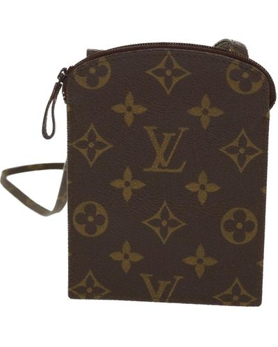 Louis Vuitton Pochette Discovery Canvas Clutch Bag (pre-owned) in Black
