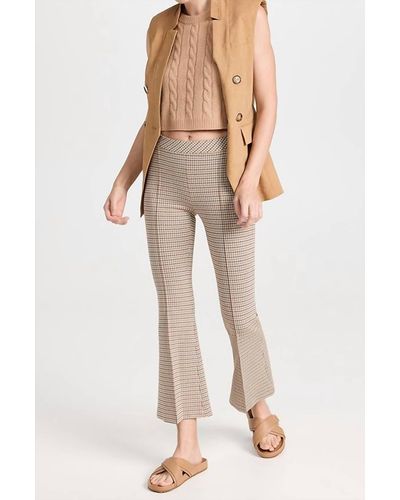 Rosetta Getty Pull On Cropped Flare Pants - White
