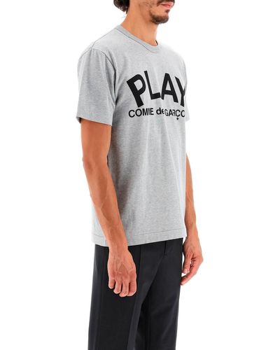 COMME DES GARÇONS PLAY T-shirt With Play Print - White
