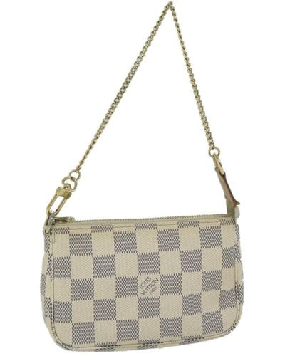 Louis Vuitton Pochette Accessoire Canvas Clutch Bag (pre-owned) - Metallic