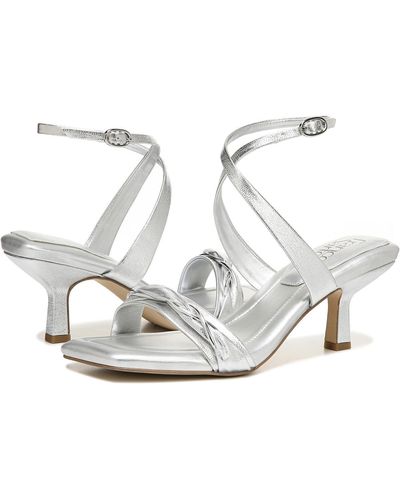 Franco Sarto Belle Adjustable Dressy Heels - Metallic